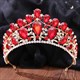 Grecian Drip Rhinestone Bridal Tiara