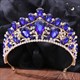 Grecian Drip Rhinestone Bridal Tiara