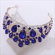 Grecian Drip Rhinestone Bridal Tiara