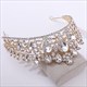 Grecian Drip Rhinestone Bridal Tiara
