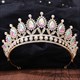 Baroque Rhinestone Birthday Princess Bridal Tiara