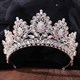 Baroque Rhinestone Birthday Princess Bridal Tiara