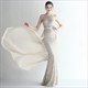 Sheath Column Sequin High Neck Prom Dress With Straps