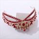 Legierte Braut-Tiara mit Strassstein-Akzenten