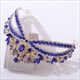 Legierte Braut-Tiara mit Strassstein-Akzenten