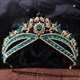 Legierte Braut-Tiara mit Strassstein-Akzenten