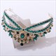 Legierte Braut-Tiara mit Strassstein-Akzenten