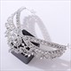 Legierte Braut-Tiara mit Strassstein-Akzenten