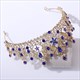 Glitzernde legierte Kristall-Braut-Tiara mit Strassstein-Akzenten