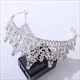 Glitzernde legierte Kristall-Braut-Tiara mit Strassstein-Akzenten