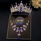 Rhinestone Birthday Girl Tiara, Necklace, And Earring Set