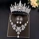 Rhinestone Birthday Girl Tiara, Necklace, And Earring Set
