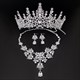 Rhinestone Birthday Girl Tiara, Necklace, And Earring Set