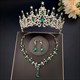 Strassstein-Geburtstagsmädchen-Tiara-Halsketten- und Ohrring-Sets