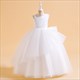 Girls Ruched Bodice Tulle Birthday Princess Dress