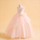 Girls Ruched Bodice Tulle Birthday Princess Dress