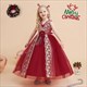 Girls V-Neck Sleeveless Embroidery Birthday Princess Dresses