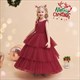 Sleeveless Layered Tiered Birthday Princess Dress
