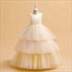 Sleeveless Layered Tiered Birthday Princess Dress