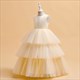 Sleeveless Layered Tiered Birthday Princess Dress