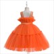 Sleeveless Ruffled Tulle Birthday Princess Dress
