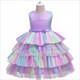 Lace Embellished Layered Tiered Birthday Princess Dress