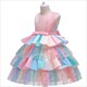 Lace Embellished Layered Tiered Birthday Princess Dress