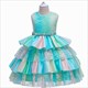 Lace Embellished Layered Tiered Birthday Princess Dress