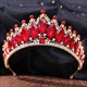 Baroque Crystal Bridal Tiara With Rhinestone Accents