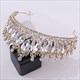 Baroque Crystal Bridal Tiara With Rhinestone Accents