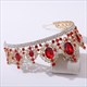 Alloy Bridal Tiara With Rhinestone Accents
