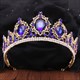 Alloy Bridal Tiara With Rhinestone Accents