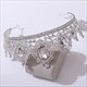 Alloy Bridal Tiara With Rhinestone Accents
