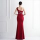One Shoulder Mermaid Split Front Prom Dress With Beading