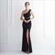 One Shoulder Mermaid Split Front Prom Dress With Beading