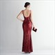 Sequin V-Neck Spaghetti Strap Mermaid Backless Prom Dress