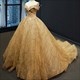 Off The Shoulder Beaded Lace Applique Prom Dress
