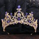Alloy Crystal Bridal Tiara With Rhinestone Accents