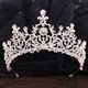 Alloy Crystal Bridal Tiara With Rhinestone Accents