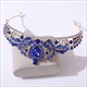 Barocke Braut-Tiara aus Kristall mit Strass-Akzenten