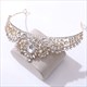 Barocke Braut-Tiara aus Kristall mit Strass-Akzenten