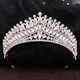 Crystal Bridal Tiara With Rhinestone Accents