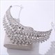 Crystal Bridal Tiara With Rhinestone Accents