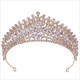 Crystal Bridal Tiara With Rhinestone Accents