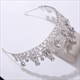 Baroque Drip Rhinestone Crystal Bridal Tiara