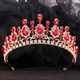 Baroque Drip Rhinestone Crystal Bridal Tiara