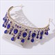 Baroque Drip Rhinestone Crystal Bridal Tiara