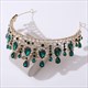 Baroque Drip Rhinestone Crystal Bridal Tiara