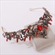 Leaf Birthday Tiara With Rhinestone Accents
