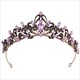 Leaf Birthday Tiara With Rhinestone Accents